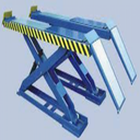 Cầu nâng cắt kéo kiểm tra góc đặt bánh xe 4.5 tấn, lắp nổi (3 pha, màu đen RAL 9005, chưa gồm đĩa lái)